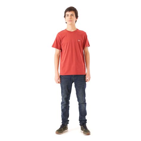 Polera Teen Boy Travel UV-Stop T-Shirt Terracota Lippi-7