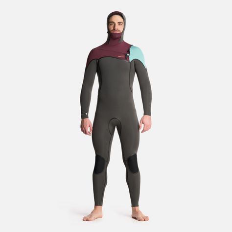 Traje de Surf Hombre Lenga 6:5:4 Gris Grafito Haka Honu-0