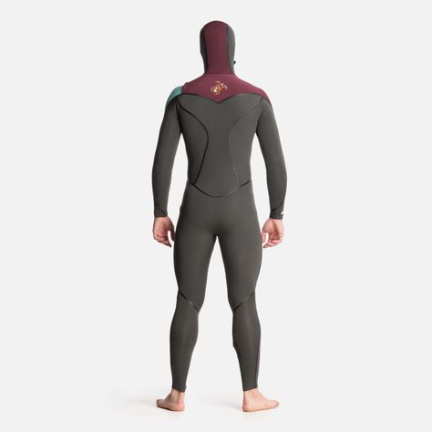 Traje de Surf Hombre Lenga 6:5:4 Gris Grafito Haka Honu-2