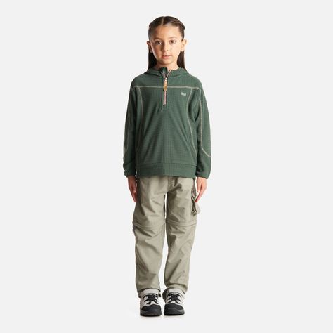 Poleron Niña Saltamontes Nano-F 14 Zip Hoody Verde Botella Lippi-5