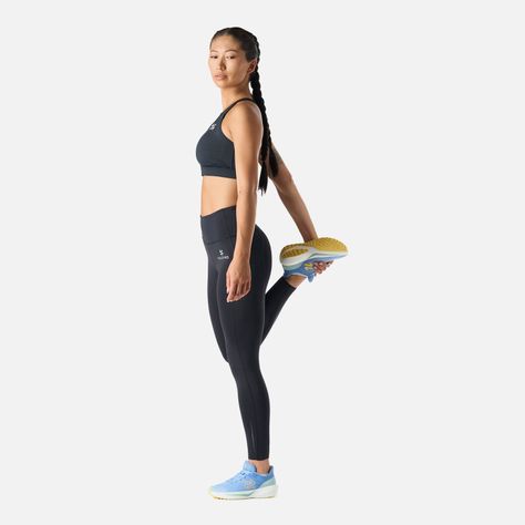 Calza Mujer BTM  Compressive 7/8 High Rise Negro Vulcano-2