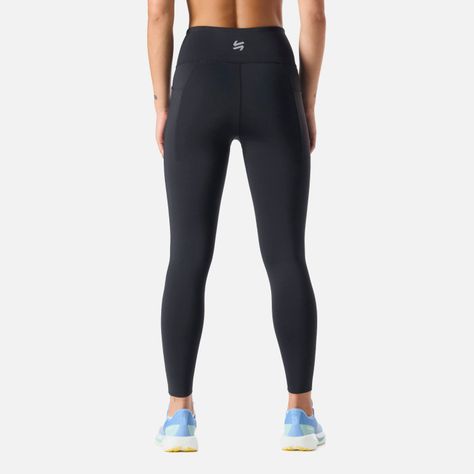 Calza Mujer BTM  Compressive 7/8 High Rise Negro Vulcano-3