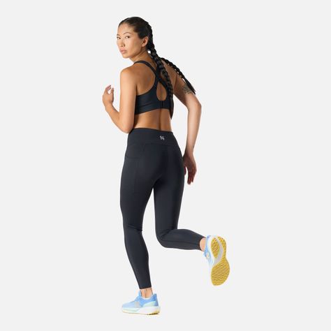 Calza Mujer BTM  Compressive 7/8 High Rise Negro Vulcano-7