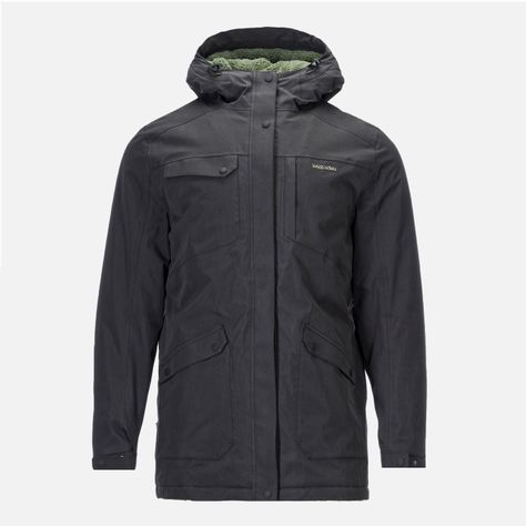 Chaqueta Hombre Yak Negro Haka Honu I22-0