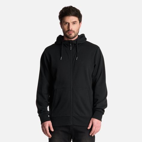 Polerón Hombre Ulmo Full Zip Hoody Sweatshirt Negro Lippi-0