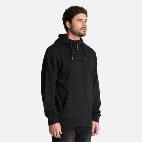 Polerón Hombre Ulmo Full Zip Hoody Sweatshirt Negro Lippi-1