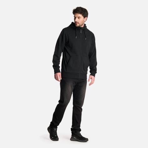 Polerón Hombre Ulmo Full Zip Hoody Sweatshirt Negro Lippi-5