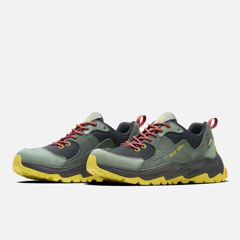 Zapato Hombre Cordillera Baja Verde Grisaceo Haka Honu I25-3