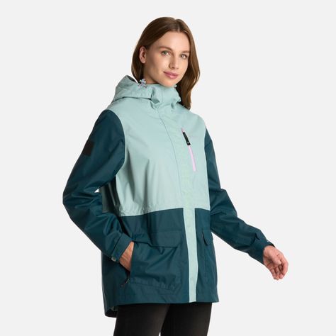 Chaqueta Mujer Streetwise B-Dry Hoody Petroleo Lippi I25-1