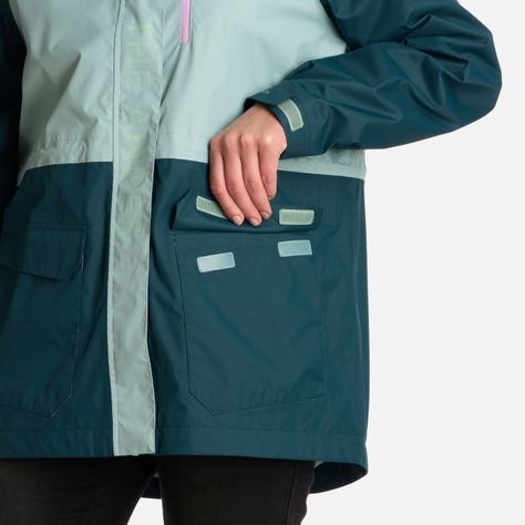 Chaqueta Mujer Streetwise B-Dry Hoody Petroleo Lippi I25-4