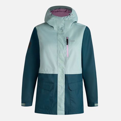 Chaqueta Mujer Streetwise B-Dry Hoody Petroleo Lippi I25-9