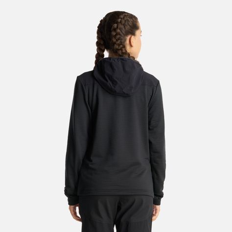 Poleron Teen Girl Karova 1/4 Zip Hoody Negro Lippi-3
