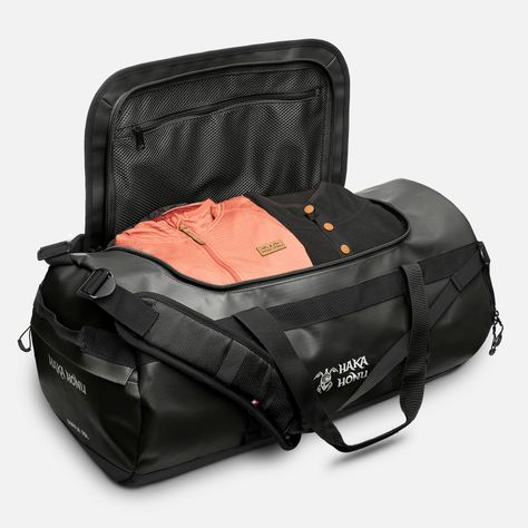 Bolso Duffle 70L Negro Haka Honu I25-3