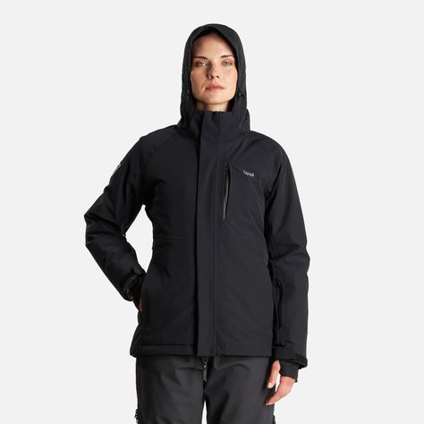 Chaqueta Mujer Andes B-Dry Hoody Jacket Negro Lippi I22-1