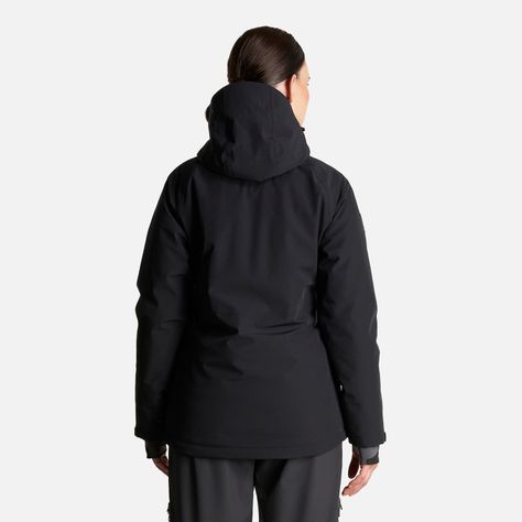 Chaqueta Mujer Andes B-Dry Hoody Jacket Negro Lippi I22-3