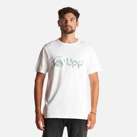 Polera Hombre Logo Lippi T-shirt Blanco Lippi-1
