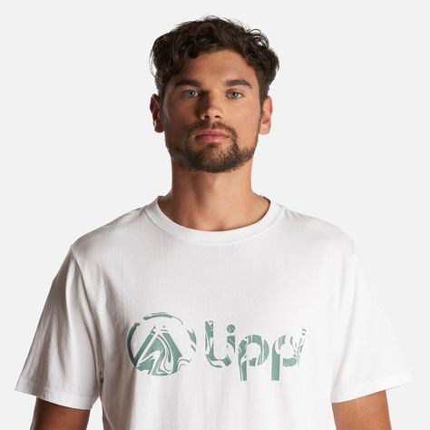 Polera Hombre Logo Lippi T-shirt Blanco Lippi-4