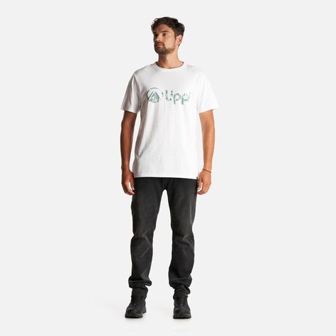 Polera Hombre Logo Lippi T-shirt Blanco Lippi-5