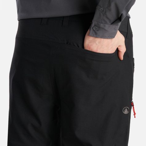Pantalon Hombre Lennox Q-Dry Slim Fit Pants Negro Lippi I24-6