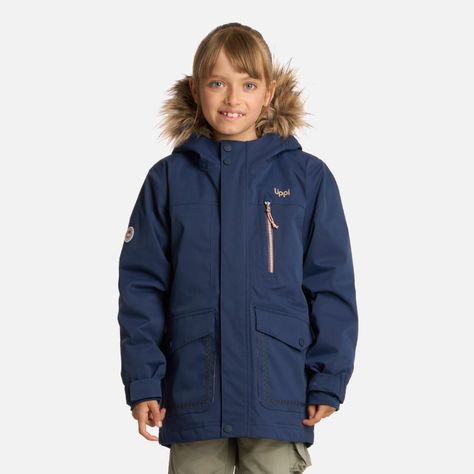 Chaqueta Niña Roble B-Dry Hoody Azul Marino Lippi I25-0