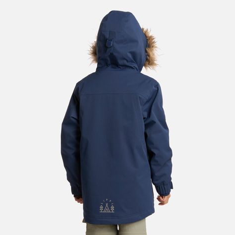 Chaqueta Niña Roble B-Dry Hoody Azul Marino Lippi I25-2