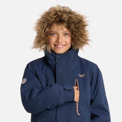 Chaqueta Niña Roble B-Dry Hoody Azul Marino Lippi I25-3