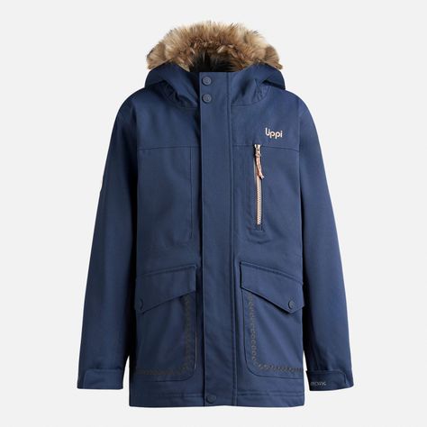 Chaqueta Niña Roble B-Dry Hoody Azul Marino Lippi I25-6