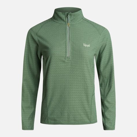 Polerón Teen Girl Mild Nano-F 14 Zip Jade Oscuro Lippi V25-5