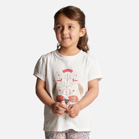 Polera Niña Country T-Shirt Blanco Lippi-1