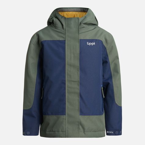 Chaqueta Niño Andes Snow B-Dry Hoody Jacket Azul Marino Lippi I24-0