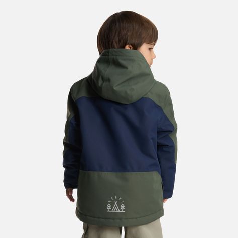 Chaqueta Niño Andes Snow B-Dry Hoody Jacket Azul Marino Lippi I24-3