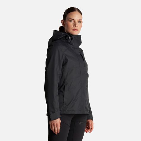 Chaqueta Mujer Tres Cruces Fusion-3 Hoody Jacket Negro Negro Lippi I23-2