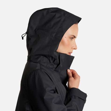 Chaqueta Mujer Tres Cruces Fusion-3 Hoody Jacket Negro Negro Lippi I23-7