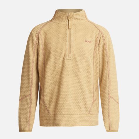Poleron Niño Saltamontes Nano-F 14 Zip Taupe Lippi-0