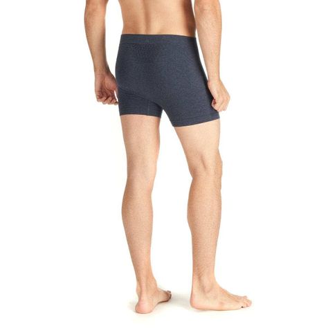Ropa Interior Hombre Pack Skintec Seamless Boxer Gris Medio y Azul Marino Lippi V22-4