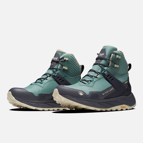 Zapatilla Mujer Atlas Mid Turquesa Oscuro Crema Lippi I24-3