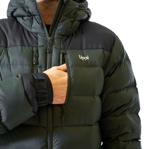 Chaqueta Hombre Annapurna Down Hoody Jacket Verde Oscuro Lippi I19-5