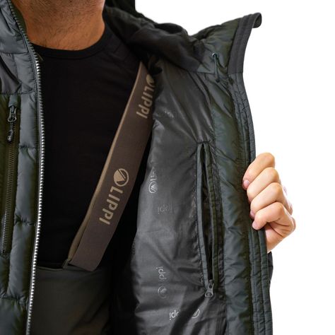 Chaqueta Hombre Annapurna Down Hoody Jacket Verde Oscuro Lippi I19-8