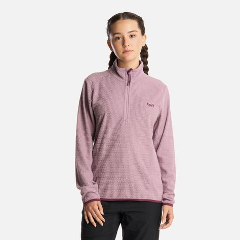 Polerón Teen Girl Mild Nano-F 14 Zip Malva Lippi I25-0