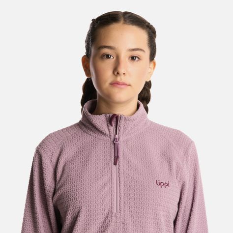 Polerón Teen Girl Mild Nano-F 14 Zip Malva Lippi I25-3