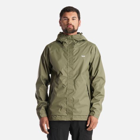 Chaqueta Hombre Blizzard B-Dry Hoody Jacket Verde Oliva Lippi-1