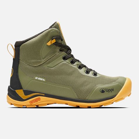 Botín Niño  Intense Hike Kids Mid Verde Mostaza Lippi TT23-0