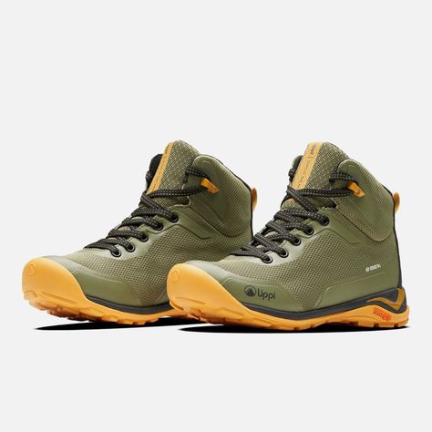 Botín Niño  Intense Hike Kids Mid Verde Mostaza Lippi TT23-3