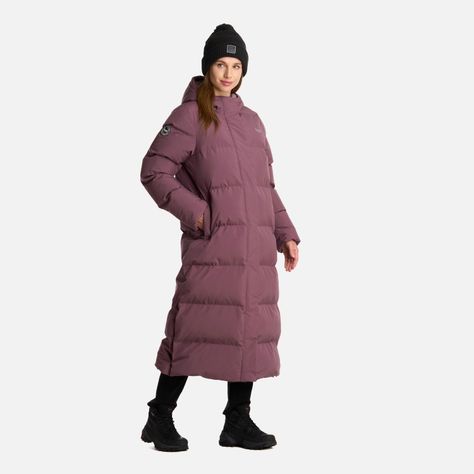 Chaqueta Mujer Long And Warm SteamPro Hoody Morado Lippi I25-1