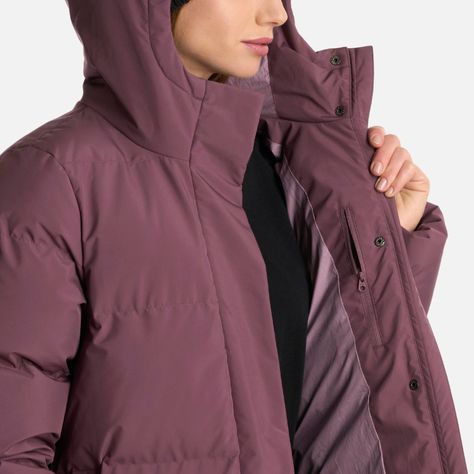 Chaqueta Mujer Long And Warm SteamPro Hoody Morado Lippi I25-6