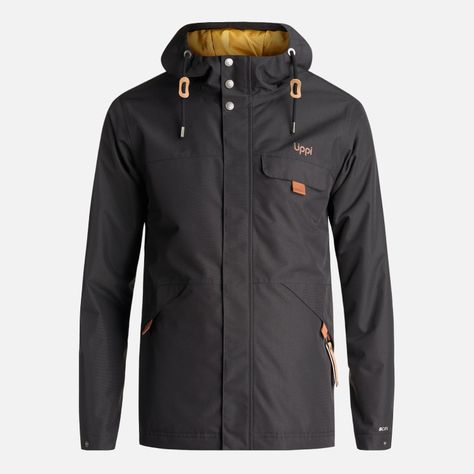 Chaqueta Teen Boy Rainy B-Dry Hoody Jacket Negro Lippi-0