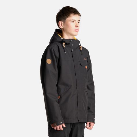 Chaqueta Teen Boy Rainy B-Dry Hoody Jacket Negro Lippi-2