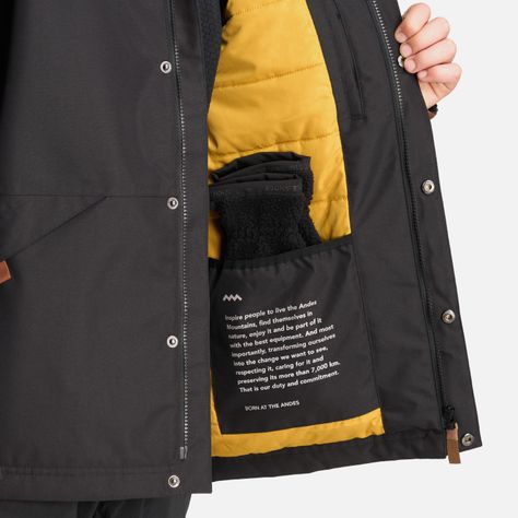 Chaqueta Teen Boy Rainy B-Dry Hoody Jacket Negro Lippi-8
