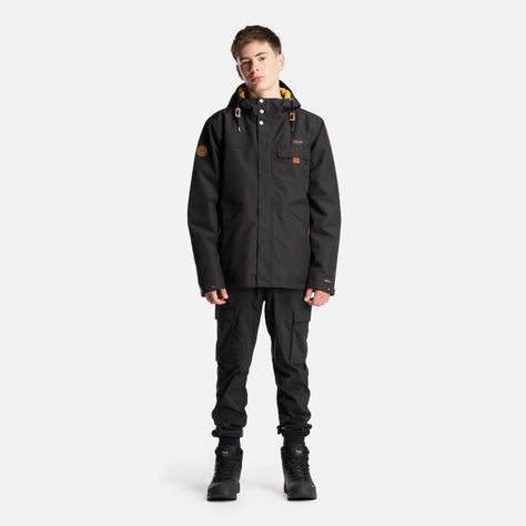 Chaqueta Teen Boy Rainy B-Dry Hoody Jacket Negro Lippi-9