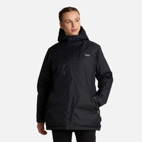 Chaqueta Mujer Gunther B-Dry Hoody Jacket Negro Lippi I25-0